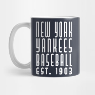 NY Yankees Baseball Mug